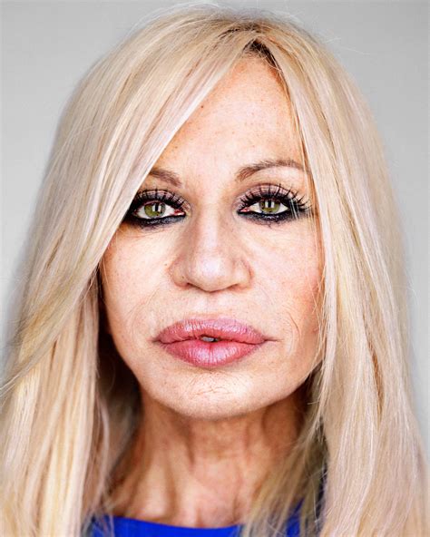 Donatella Versace lips